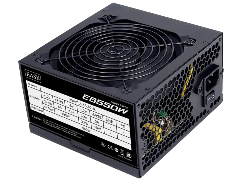 550w Ease EB550 Power Supply 80+ Bronze