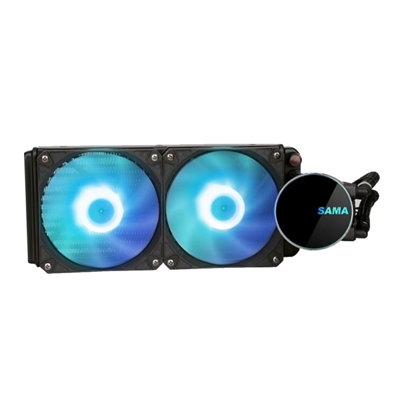 SAMA MW240D 240mm Liquid CPU Cooler (Black)