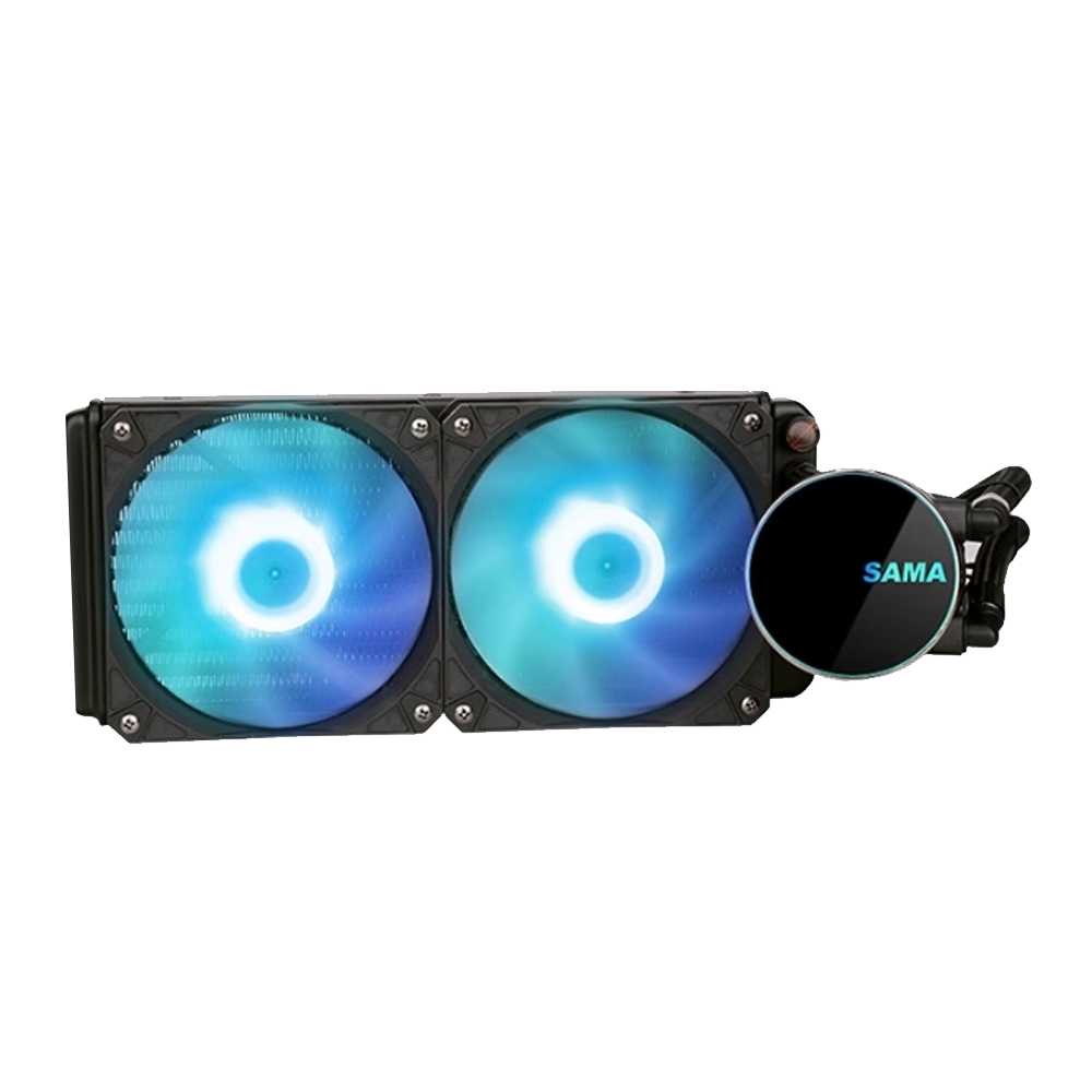 SAMA MW240D 240mm Liquid CPU Cooler (Black)