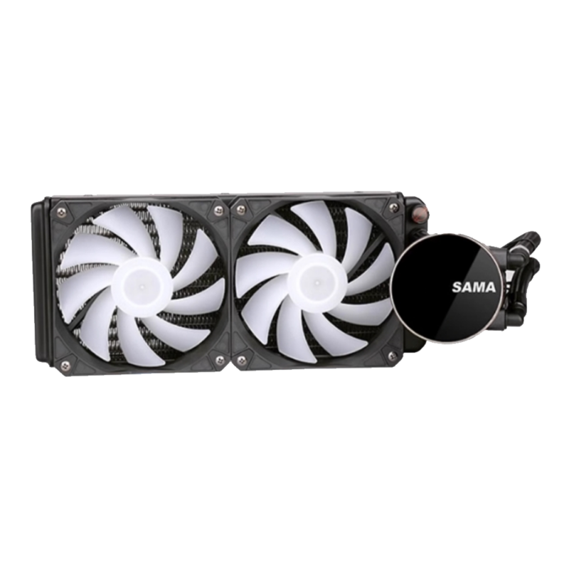 SAMA MW240D 240mm Liquid CPU Cooler (Black) - Image 3