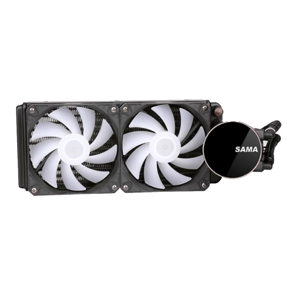 SAMA MW240D 240mm Liquid CPU Cooler (Black) - Image 3