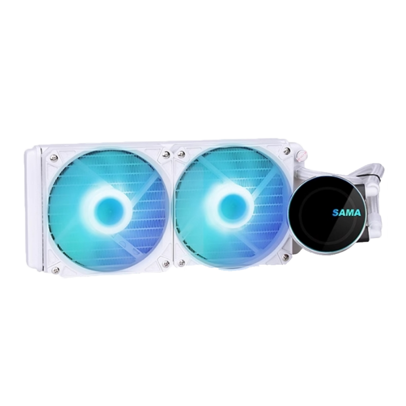 SAMA MW240DW 240mm Liquid CPU Cooler (White)