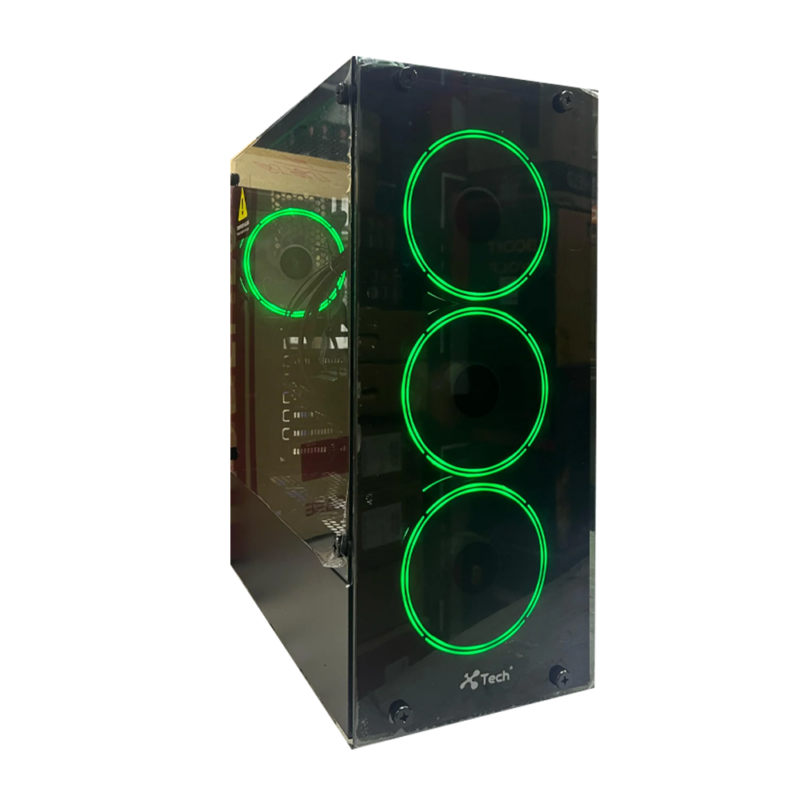 X-Tech GAM01 F8 Mid Tower PC Case - Black