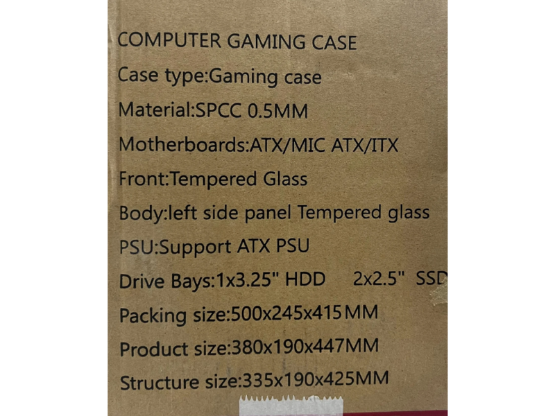 X-Tech GAM01 F8 Mid Tower PC Case – White - image 4