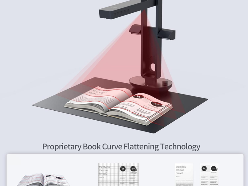 CZUR Aura Book & Document Scanner - image 3