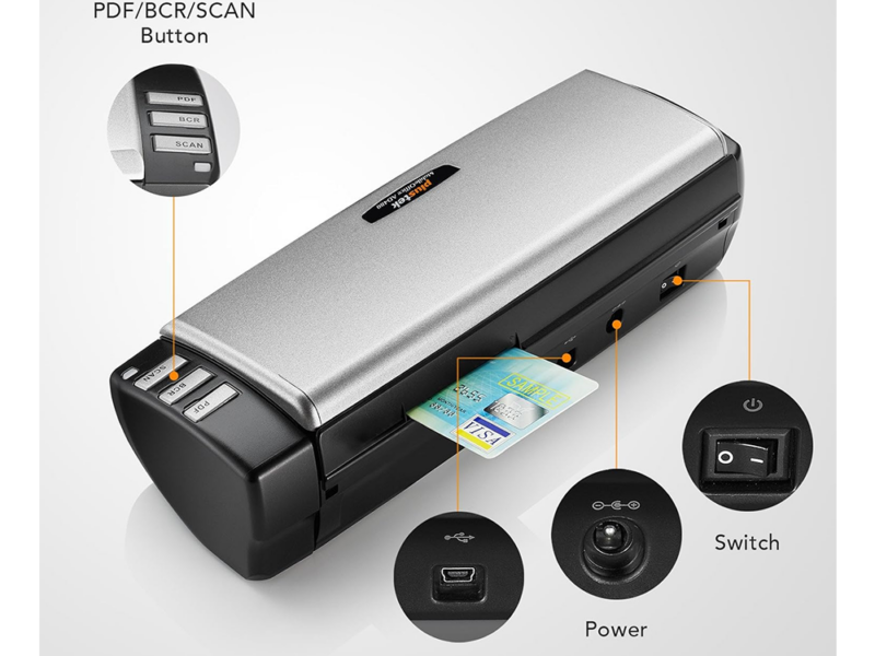 Plustek MobileOffice AD480 A4 Size Sheet-Feed ADF Scanner (Portable) - image 2
