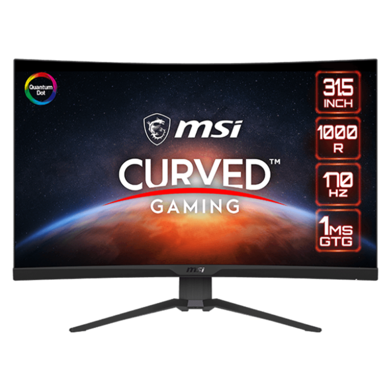 MSI 31.5'' MAG 325CQRF-QD Gaming WQHD LED Monitor (Curved)
