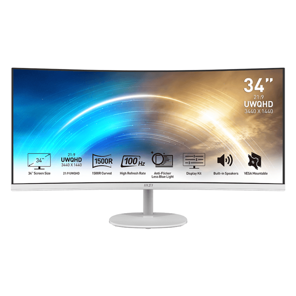 MSI 34'' PRO MP341CQW Gaming UWQHD LED Monitor (Curved)