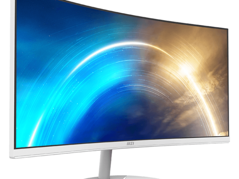MSI 34” PRO MP341CQW Gaming UWQHD LED Monitor (Curved) - image 4