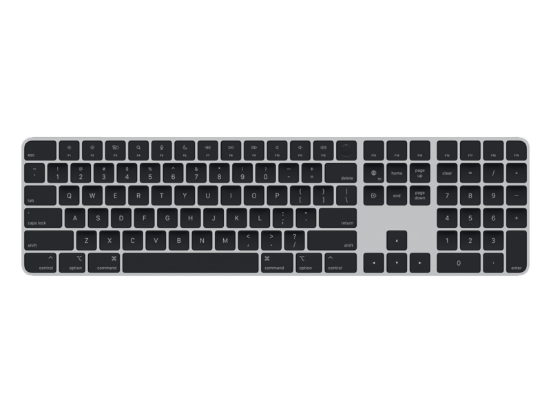 Apple Magic Keyboard with Touch ID and Numaric Keypad MMMR3 – Black