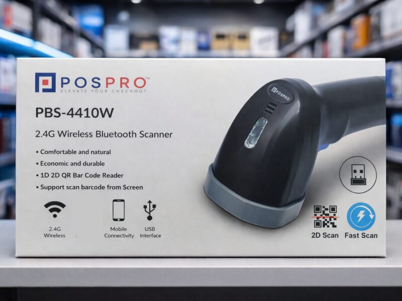 Posspro PBS-4410W<br />Wireless Barcode Scanner<br />( 1D ~ 2D ~ QR ) - image 1