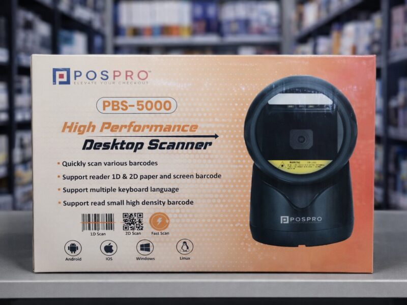 Posspro PBS-5000<br />Desktop Barcode Scanner<br />( 1D ~ 2D ~ QR ) - image 1
