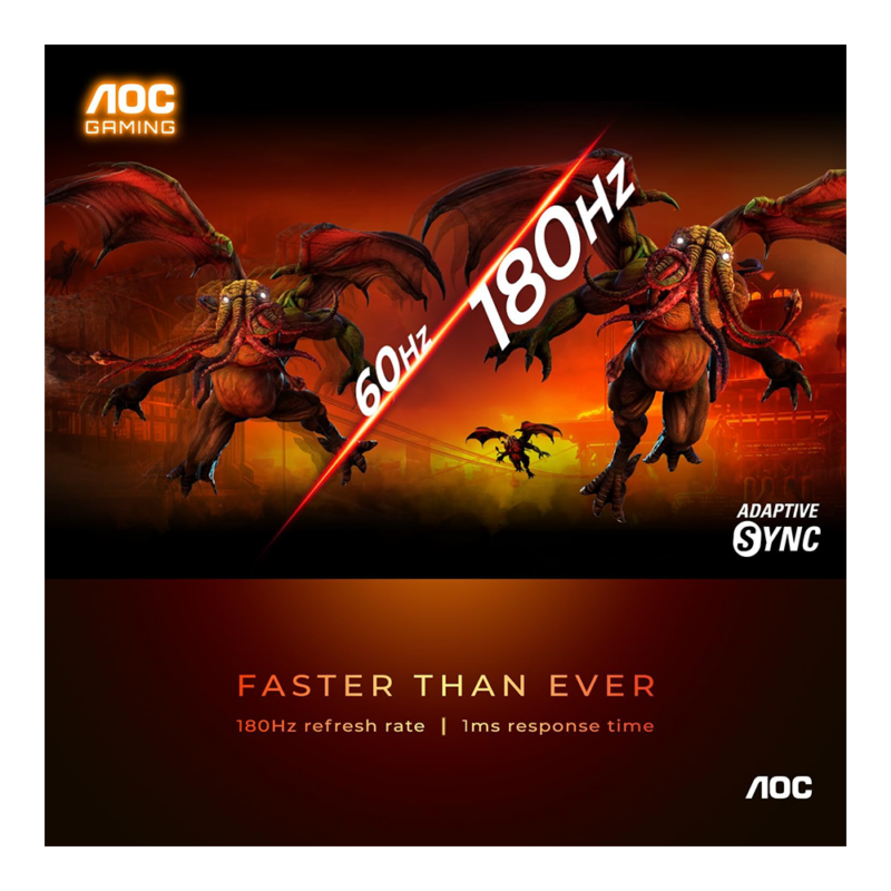 24” AOC 24G15N Gaming Monitor - Image 6