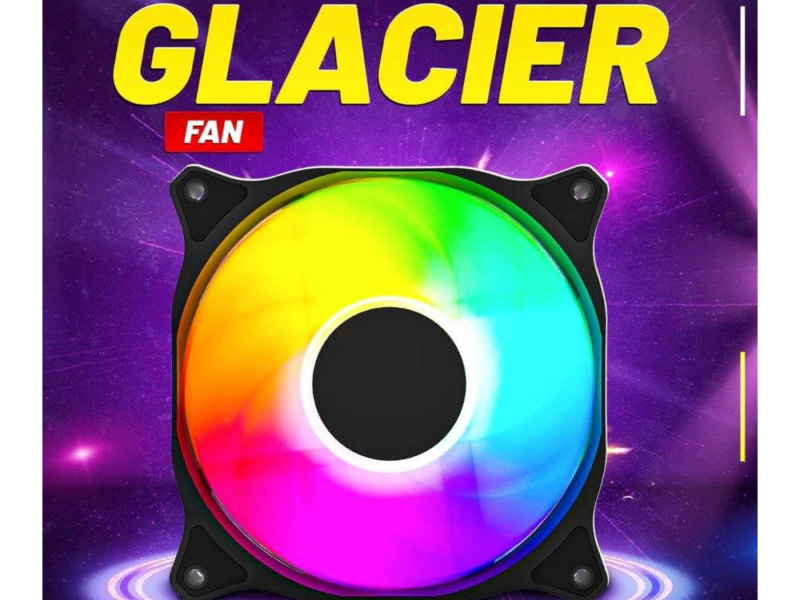 eDragon Glacier ARGB Fan Kit 3 in 1 with Remote CPU Air Cooler