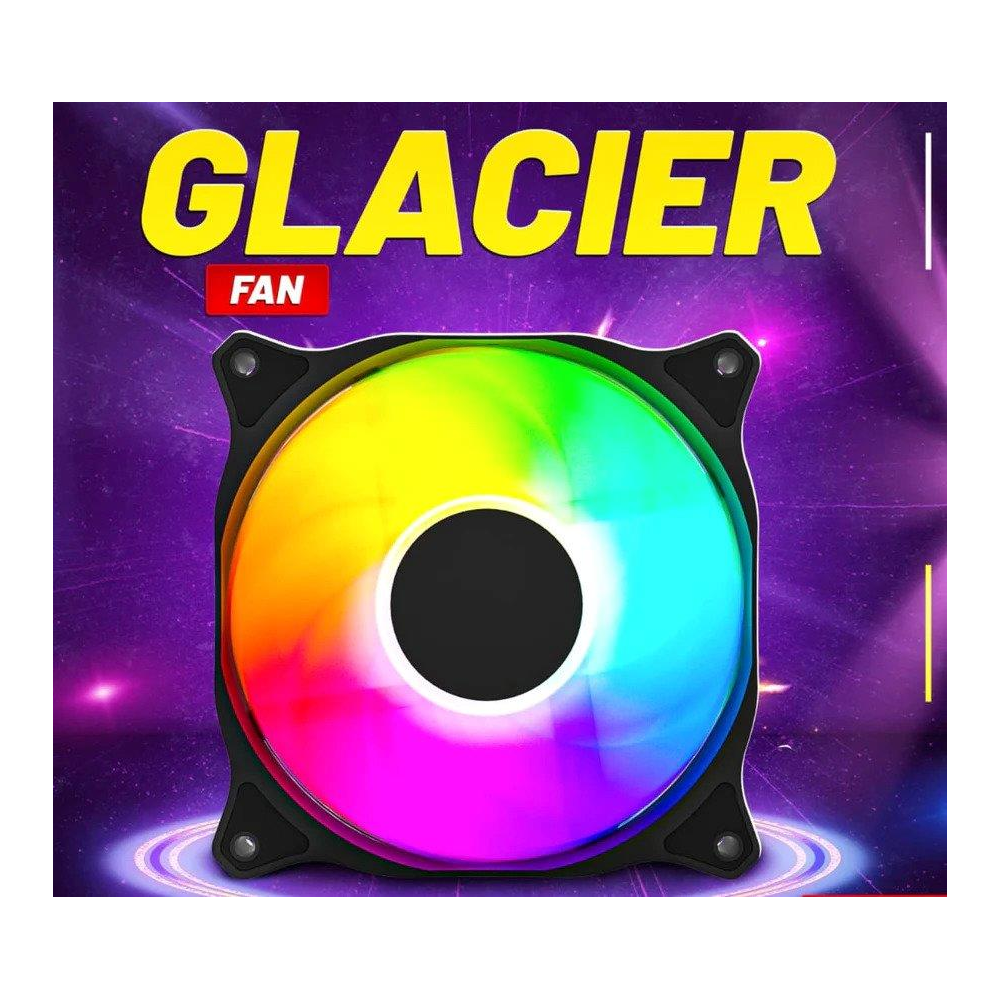 eDragon Glacier ARGB Fan Kit 3 in 1 with Remote CPU Air Cooler