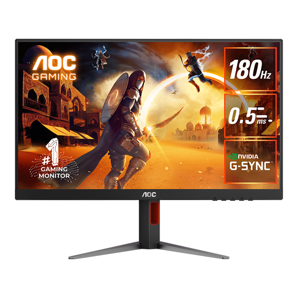 27” AOC CQ27G4 3-Sided Frameless 180Hz Gaming LED Monitor