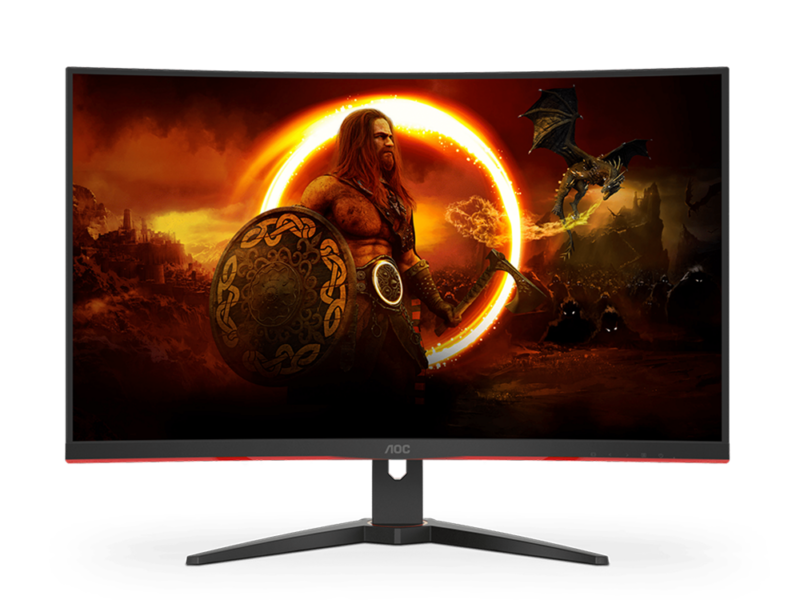 31.5” AOC C32G2ZE2 Curved Frameless Gaming Monitor