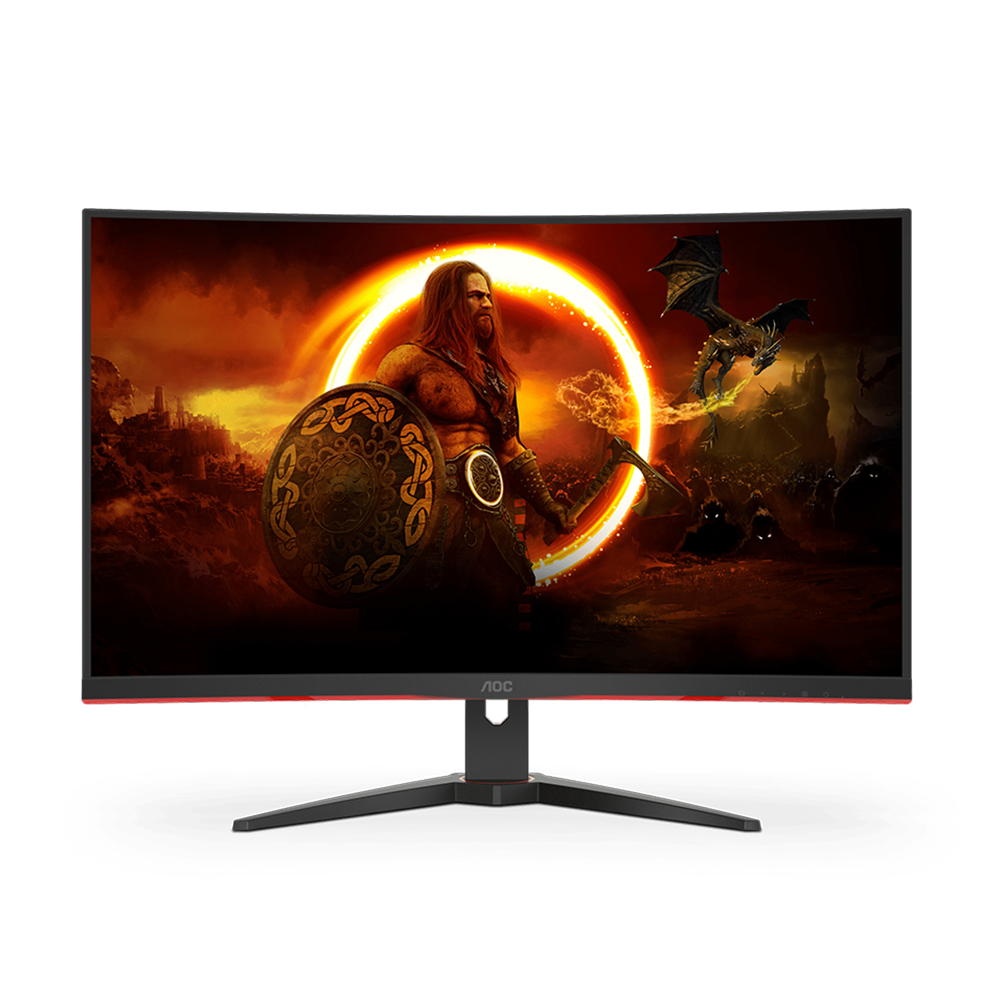 31.5” AOC C32G2ZE2 Curved Frameless Gaming Monitor
