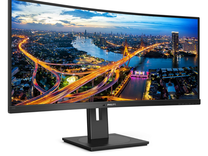 34″ Philips 346B1C Curved Ultra Wide LCD Monitor - image 4