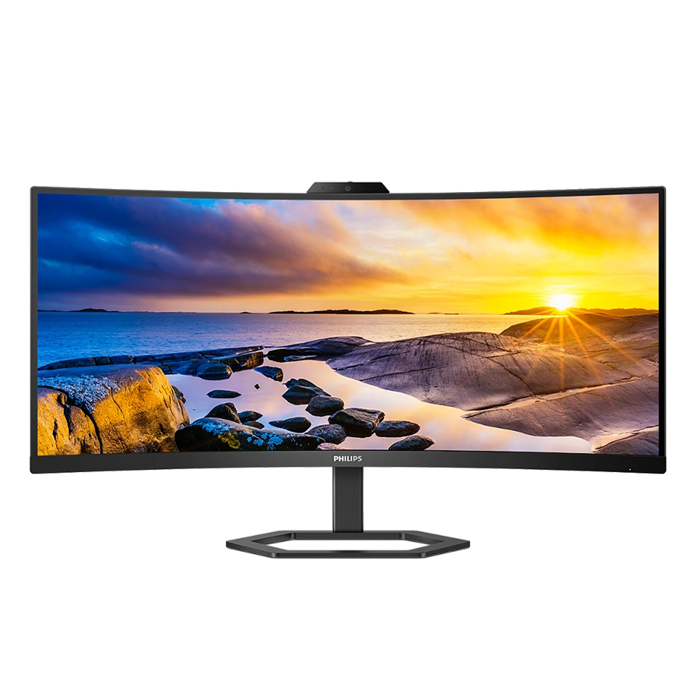 34" Philips 34E1C5600HE/27 Curved Ultra Wide with Webcam LCD Monitor