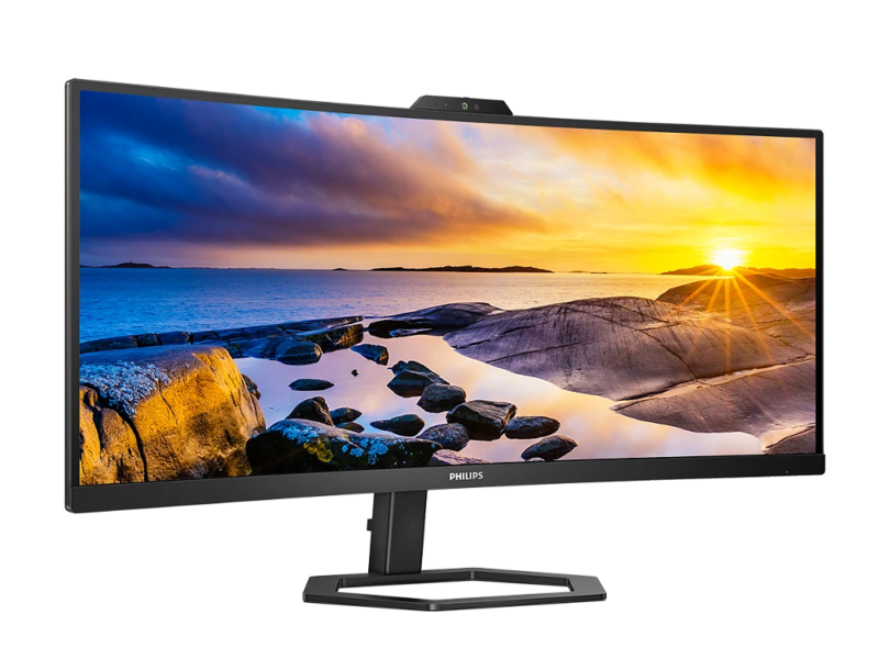 34″ Philips 34E1C5600HE/27 Curved Ultra Wide with Webcam LCD Monitor - image 3