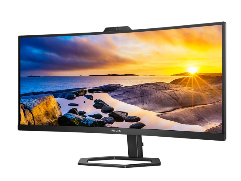 34″ Philips 34E1C5600HE/27 Curved Ultra Wide with Webcam LCD Monitor - image 5