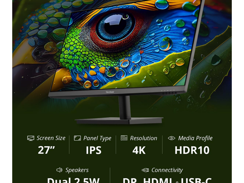 27″ ViewSonic VA2709U-4K UHD Gaming Monitor - image 5