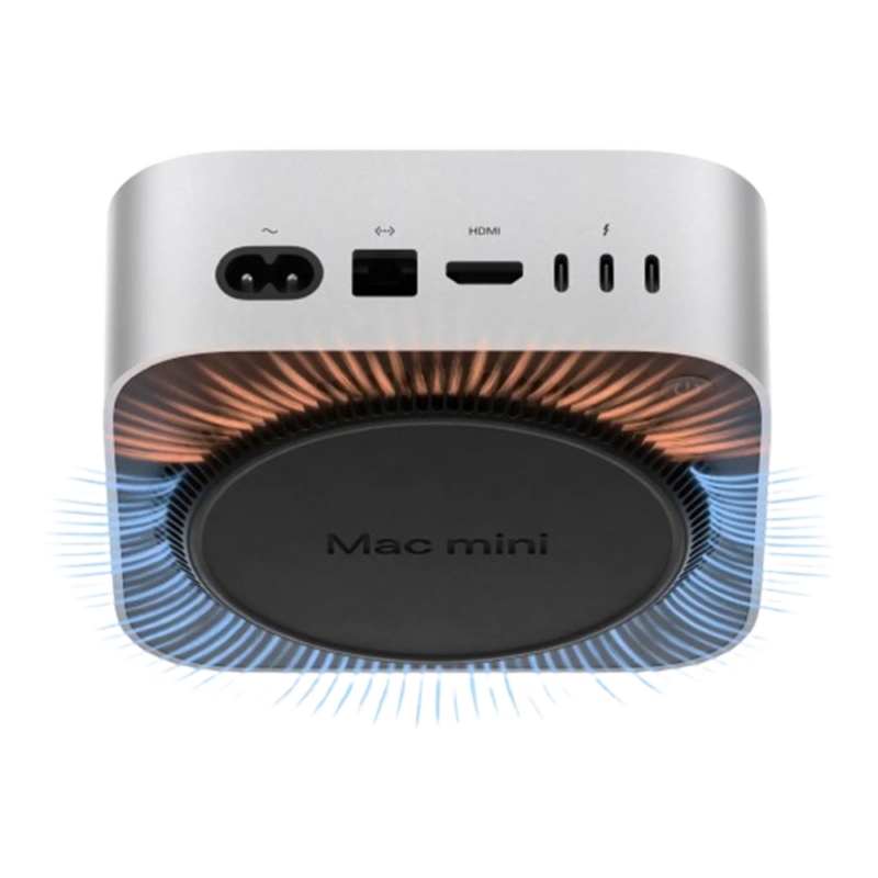 Apple Mac Mini M4, MU9D3, 10C, 10C, 16GB, 256GB (Silver) - Image 2
