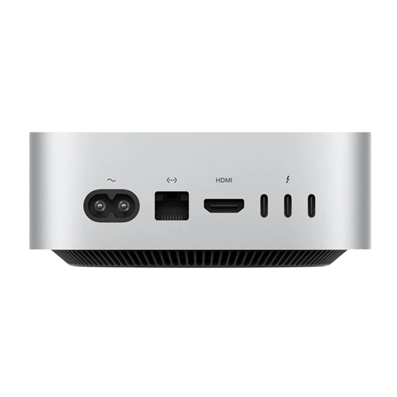 Apple Mac Mini M4, MU9E3, 10C, 10C, 16GB, 512GB (Silver) - Wise-Tech