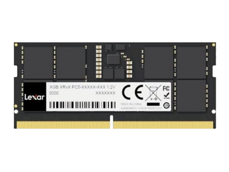 16 GB DDR5, 5600MHz Laptop RAM, Lexar