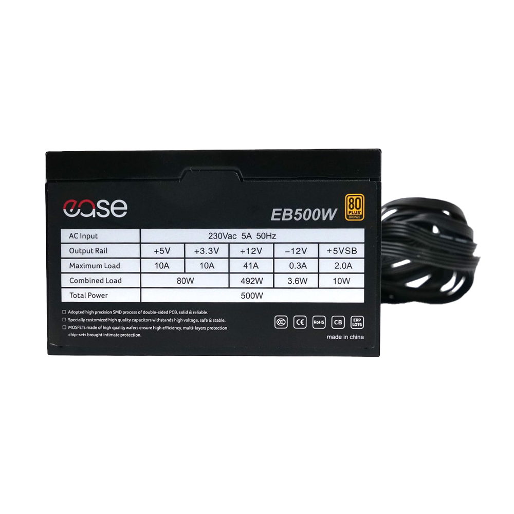 500w Ease EB500 Power Supply 80+ Bronze