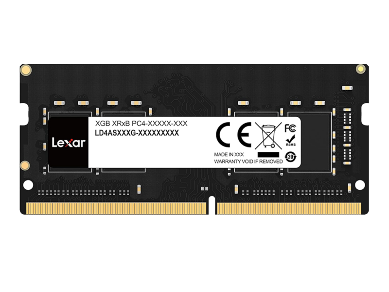 16 GB DDR4, 3200MHz Laptop RAM, Lexar
