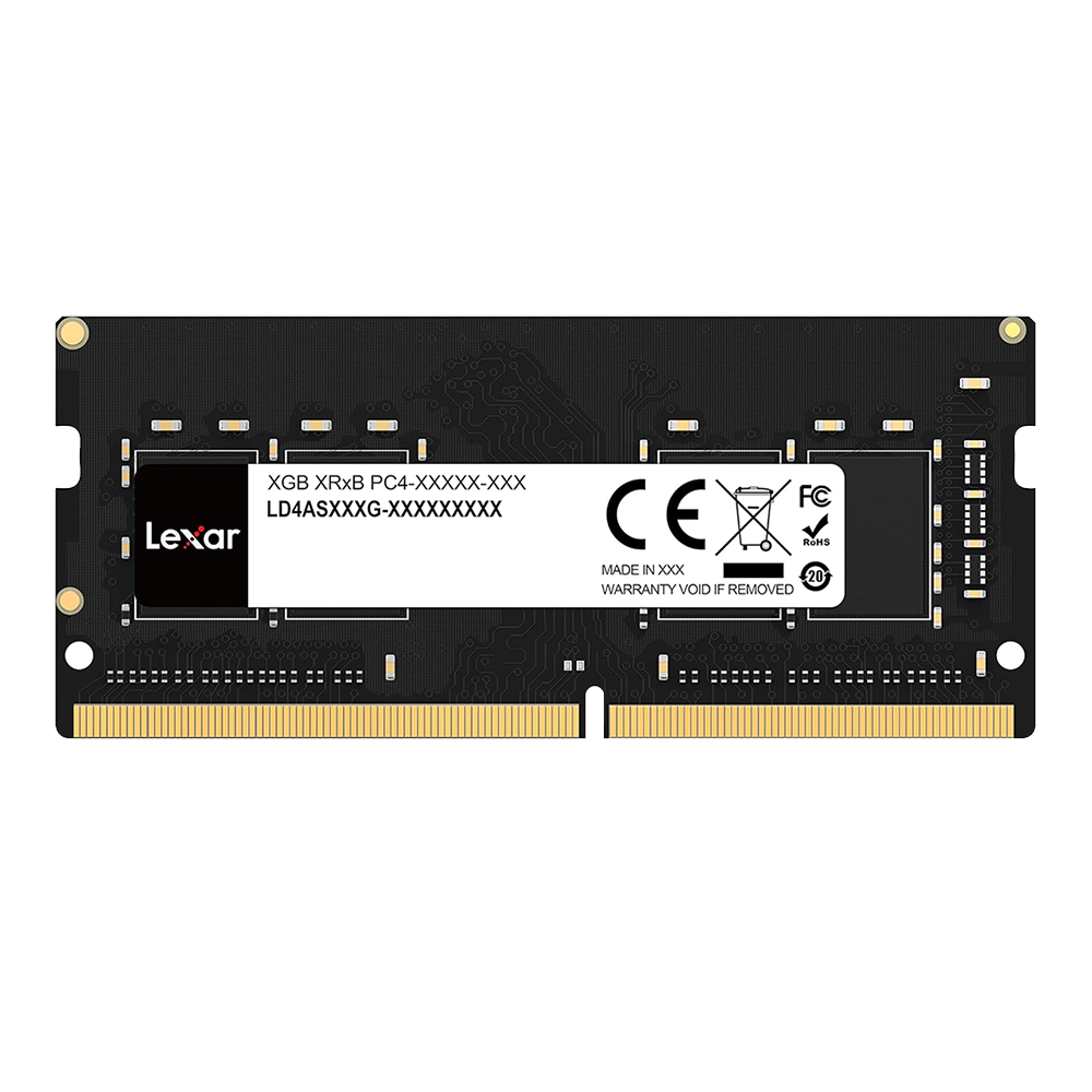 16 GB DDR4, 3200MHz Laptop RAM, Lexar