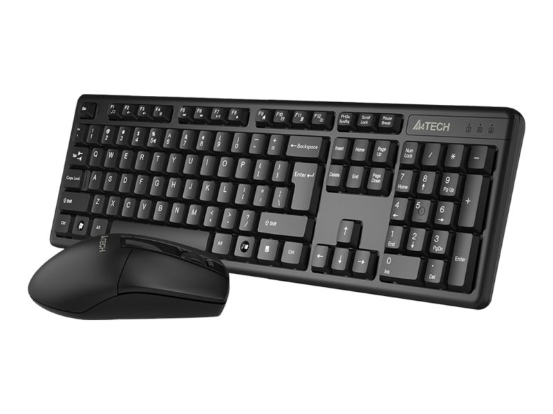 A4Tech 3330NS 2.4G Wireless Keyboard (Black) - image 3