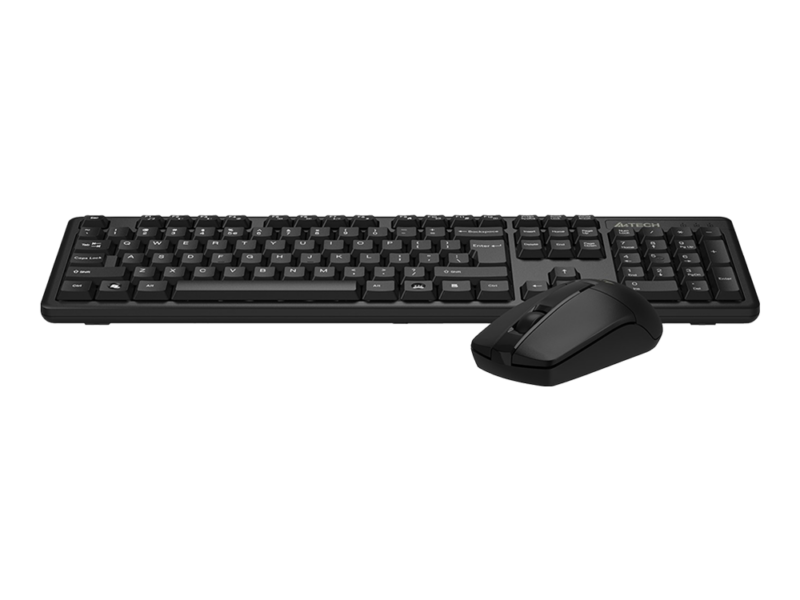 A4Tech 3330NS 2.4G Wireless Keyboard (Black) - image 4