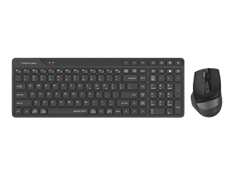 A4Tech FB2800C Air2 Bluetooth & 2.4G Wireless Keyboard (Black)