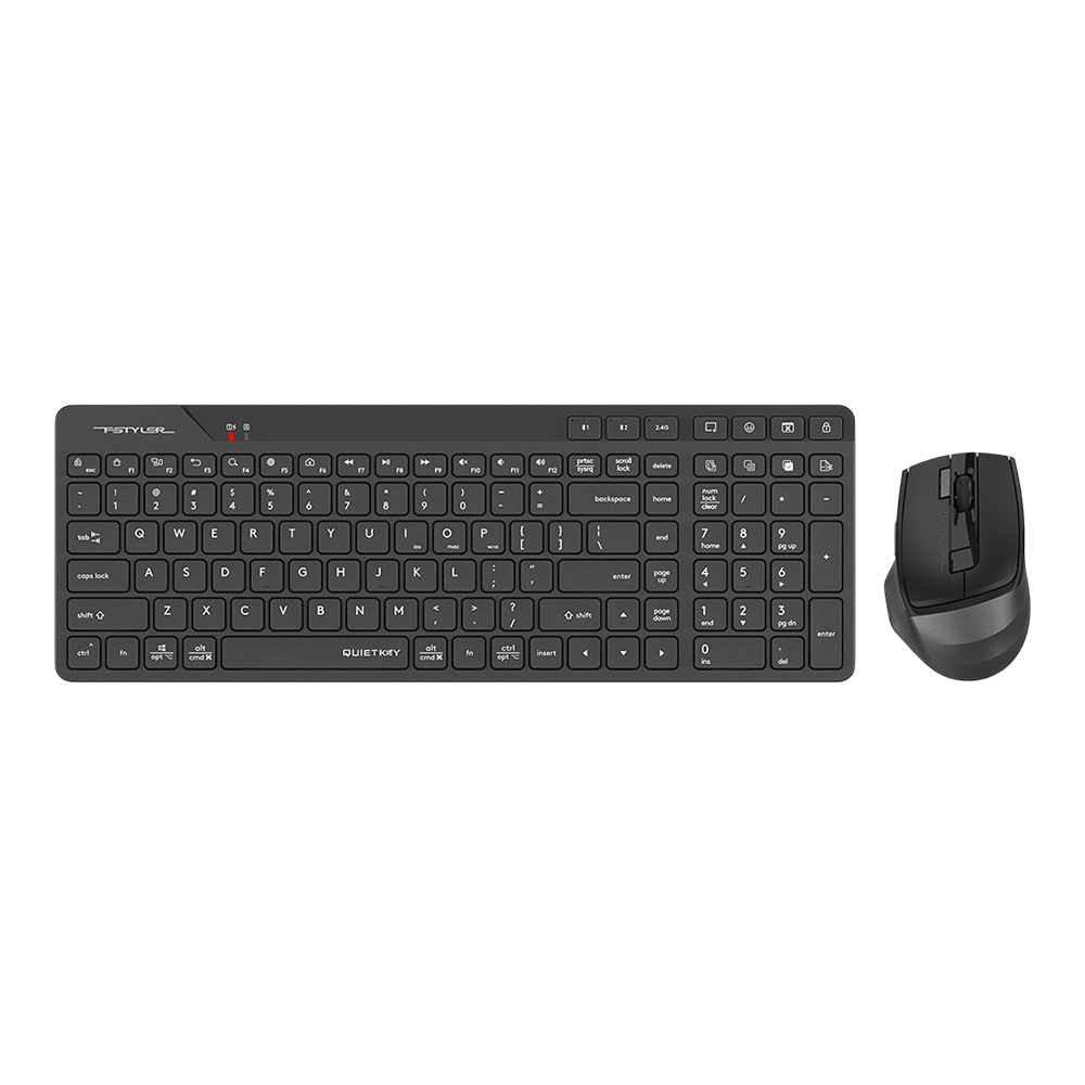 A4Tech FB2800C Air2 Bluetooth & 2.4G Wireless Keyboard (Black)