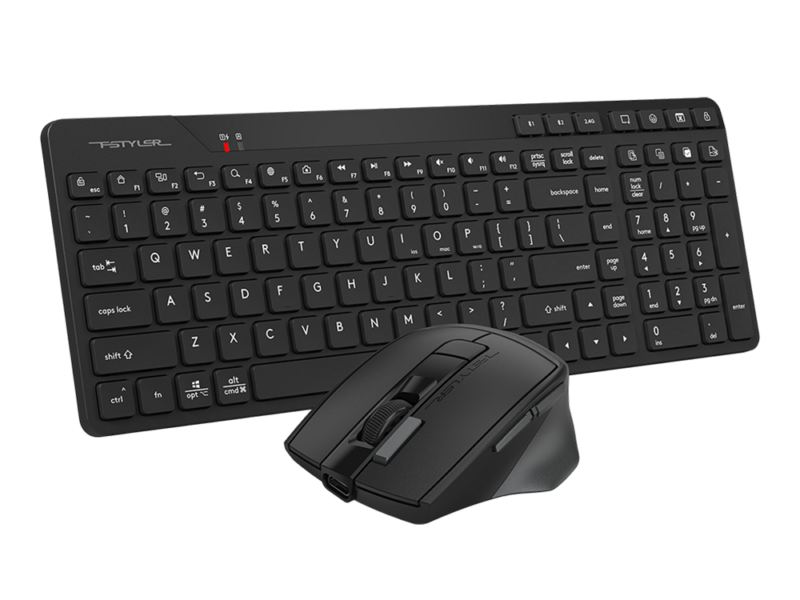 A4Tech FB2800C Air2 Bluetooth & 2.4G Wireless Keyboard (Black) - image 3