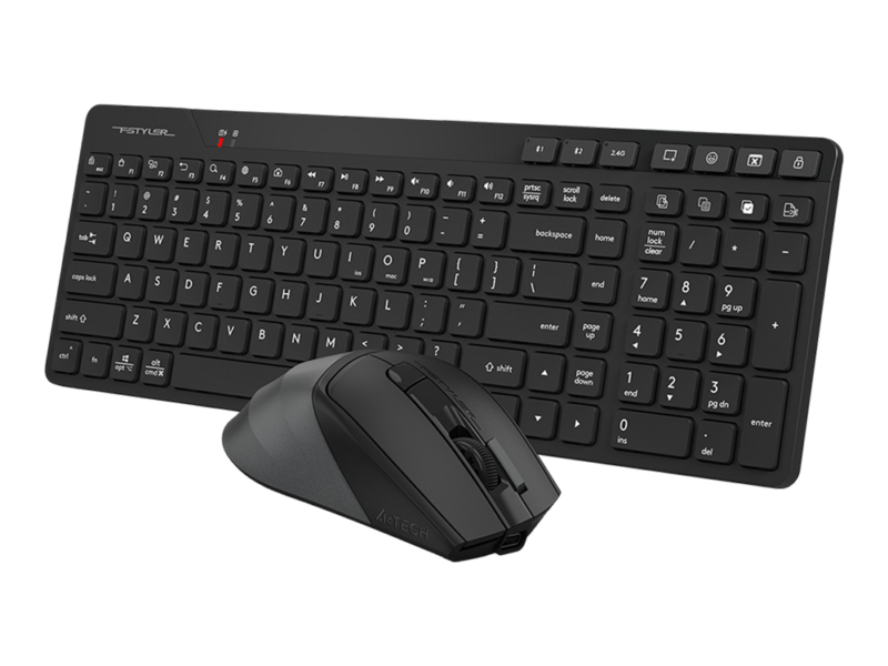 A4Tech FB2800C Air2 Bluetooth & 2.4G Wireless Keyboard (Black) - image 4