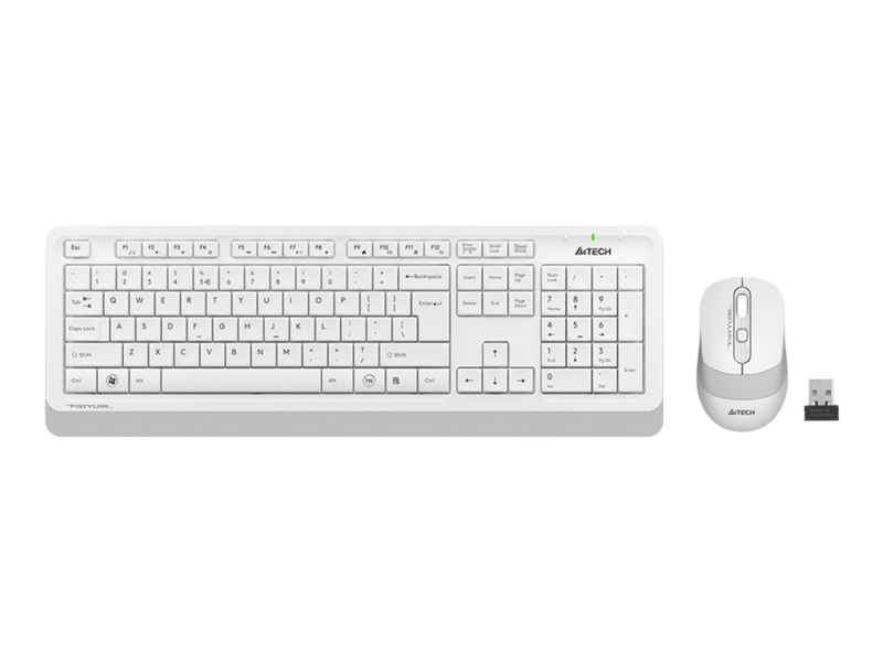 A4Tech FG1010s 2.4G Wireless Keyboard (White)