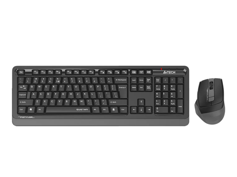 A4Tech FGS1035Q QuietKey 2.4G Wireless Keyboard (Black)