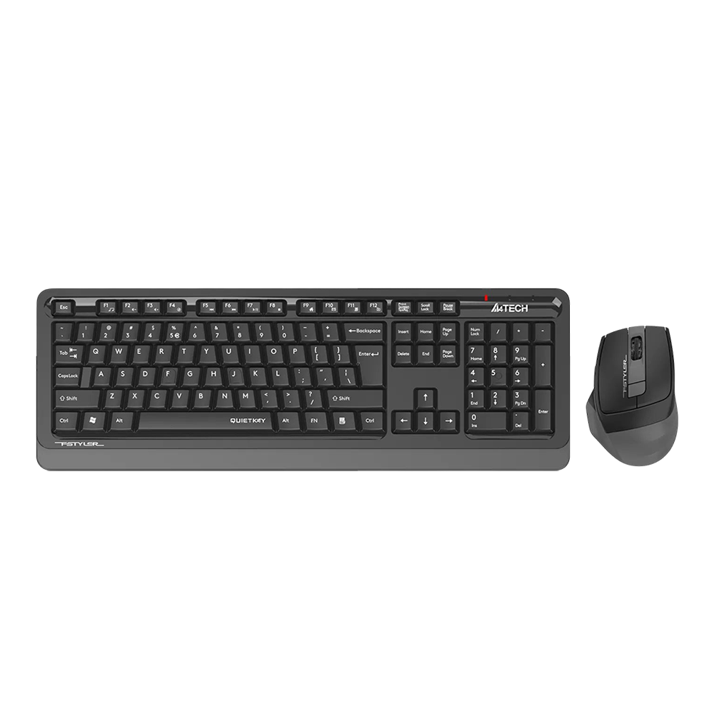 A4Tech FGS1035Q QuietKey 2.4G Wireless Keyboard (Black)