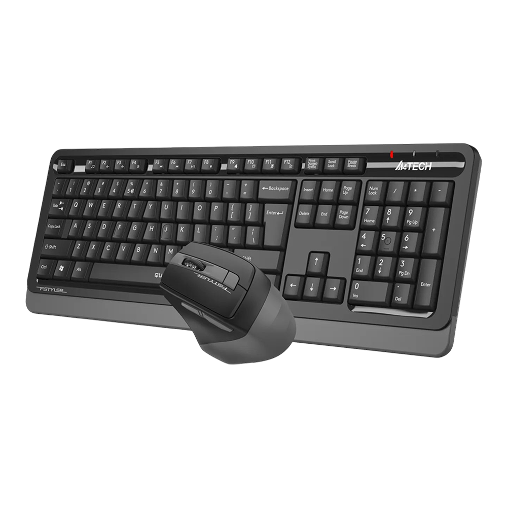 A4Tech FGS1035Q QuietKey 2.4G Wireless Keyboard (Black) - Image 3