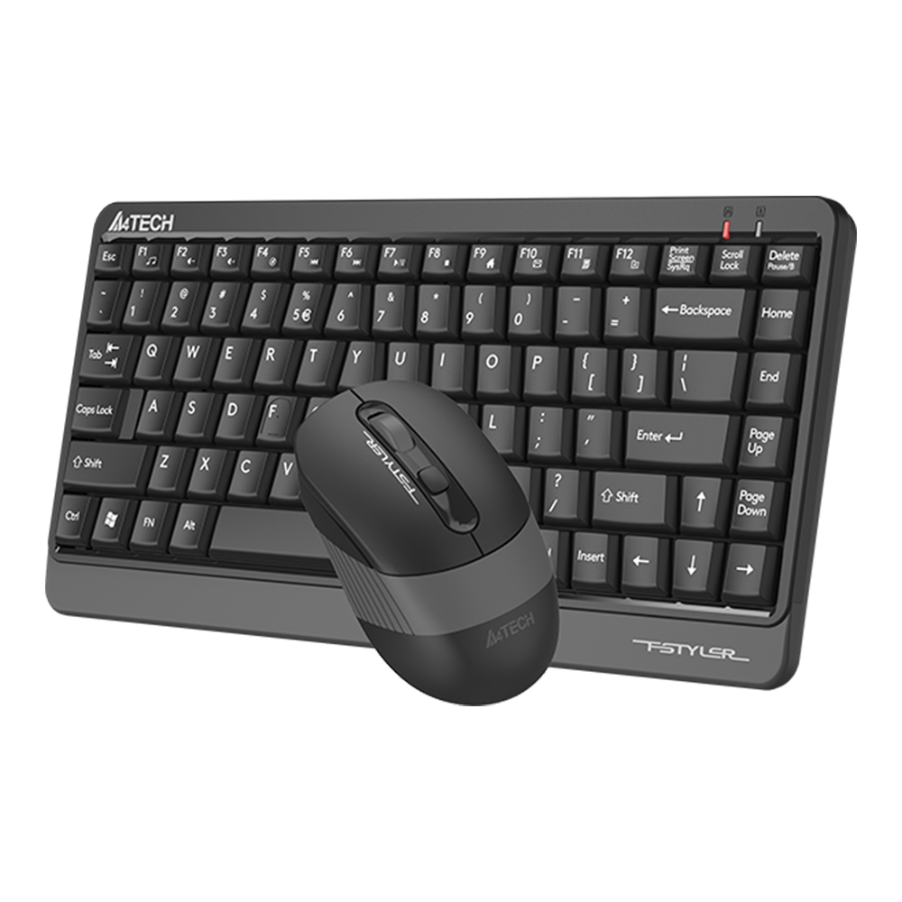 A4Tech FGS1110Q Bluetooth Keyboard + Mouse (Black) - Image 2