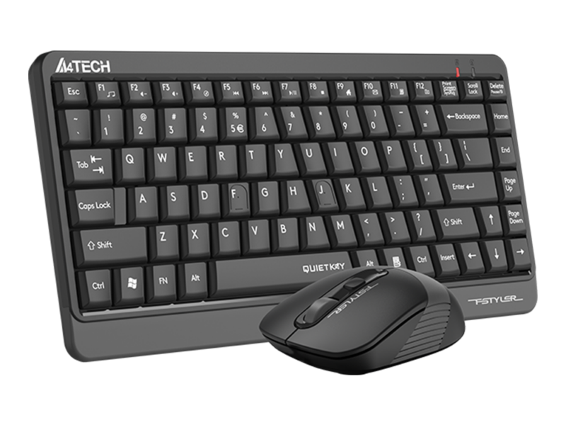 A4Tech FGS1110Q Bluetooth Keyboard + Mouse (Black) - image 3