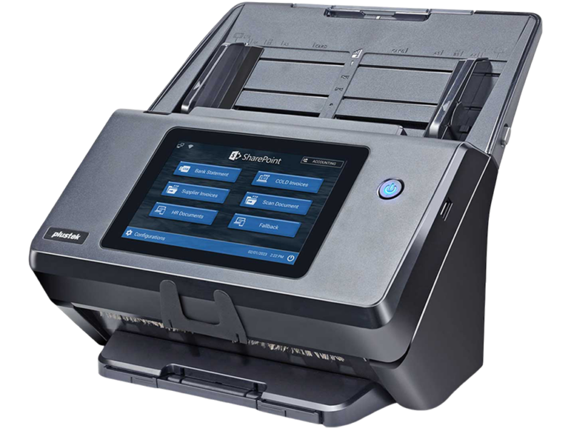 Plustek eScan A450 Pro A4 Size Sheet-Feed Wi-Fi Scanner (Network)
