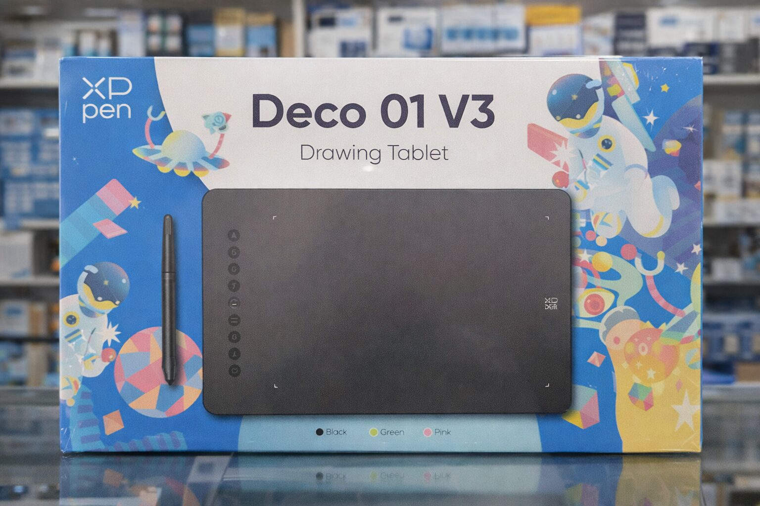 XP-Pen Deco 01 V3<br/>Graphics Pen Tablet<br/>( 10″ x 6.25″ )