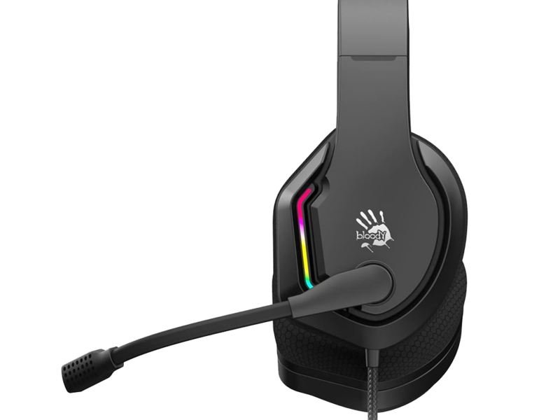 Bloody G260 Virtual 7.1 Surround Sound Gaming USB Headset – Black - image 3