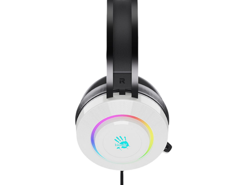 Bloody G521 Virtual 7.1 Surround Sound USB Gaming Headset – White - image 2