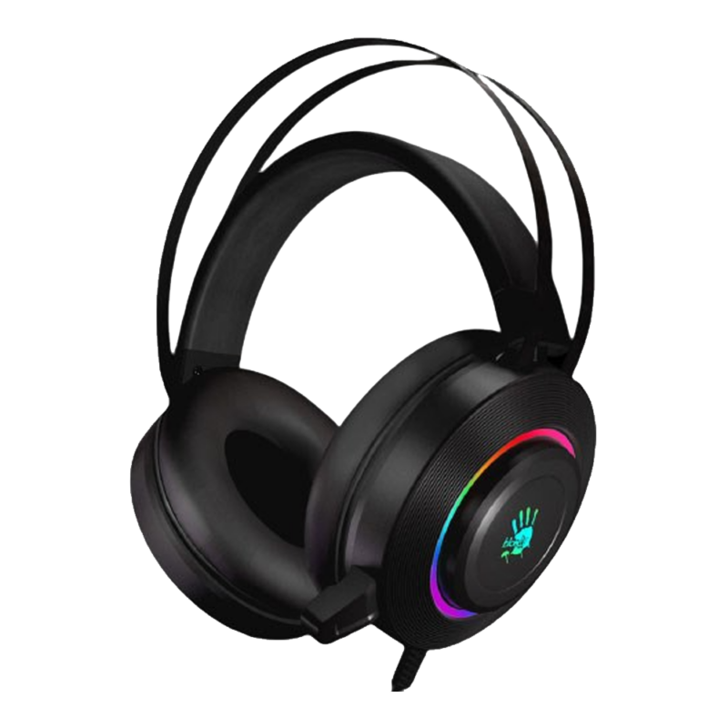 Bloody G521 Virtual 7.1 Surround Sound USB Gaming Headset - Black